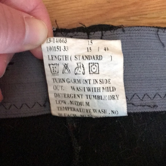 Tuffrider black riding breeches (32) - Picture 5 of 5